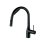 画像1: KVK KM6092DSCECM5 ビルトイン浄水器用シングルシャワー付混合栓 (Wセンサー付) (ｅレバー) マットブラック 電池タイプ 浄水カートリッジセット付 (1)