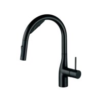KVK KM6092ECM5 ビルトイン浄水器用シングルシャワー付混合栓 (Wセンサー付) (ｅレバー) マットブラック ACタイプ