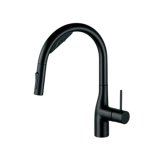 KVK KM6092SCECM5 ビルトイン浄水器用シングルシャワー付混合栓 (Wセンサー付) (ｅレバー) マットブラック ACタイプ 浄水カートリッジセット付