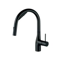 KVK KM6092SCECM5 ビルトイン浄水器用シングルシャワー付混合栓 (Wセンサー付) (ｅレバー) マットブラック ACタイプ 浄水カートリッジセット付