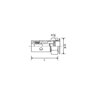 画像2: KVK MOTUN-13 ユニオンアダプター 13A G1/2