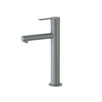 KVK MSL190DLEM6 シングル混合栓 ロングボディ マットグレー