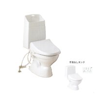 [メーカー受注停止]ジャニス工業 便器 + タンク + 温水洗浄便座 [SC8024-SGB + SV2003-0EH + JCS-210DRN BW1] 床排水 手洗無 壁リモコン ピュアホワイト BM ♪