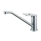 SANEI/三栄水栓 K8710ETJ 混合栓 ワンホールデッキタイプ混合栓 シングルワンホール混合栓