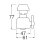 画像2: SANEI/三栄水栓 PM207-W キッチン用品 切替シャワー キッチンシャワー (2)