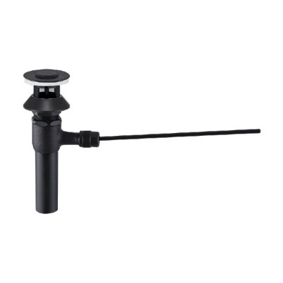 画像1: SANEI/三栄水栓 H7040-X300-MDP-32 洗面用品 排水栓上部 ポップアップ排水栓上部 マットブラック