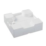 シナネン HSB-6464SNW 洗濯機防水パン ベストレイ 64床上点検洗浄タイプ  トラップ位置:センター 透明トラップ付 スノーホワイト♪
