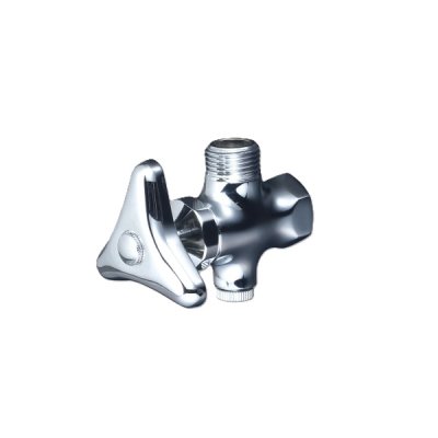 画像1: KVK K6W-P4 アングル形止水栓(水抜き付)