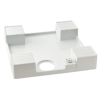 画像1: KVK SP1391NJ 洗濯機用 水栓コンセント内蔵型防水パン 樹脂管用ワンタッチ継手付