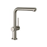 セラトレーディング HG72808-80 タリスM54 キッチン用湯水混合栓(スパウト引出しタイプ) ステンレススチール ♪