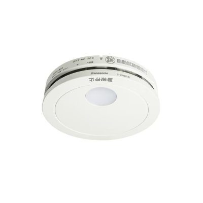 画像1: パナソニック SHK484551 住宅用火災警報器 けむり当番 薄型 2種 電池式 移報接点なし 電池式単独型 煙式 光電式2種 ホワイト 白
