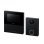 画像1: Nasta KS-ND02A-BKBK インターホン2 親機ブラック×子機ブラック Interphon2 玄関子機＋室内親機セット 24時間防犯カメラ機能 自動応答機能 スマホ対応 (1)