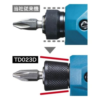 画像5: マキタ TD023DZB 充電式ペンインパクトドライバ(本体のみ) 黒 ブラック バッテリ・充電器・ケース別売