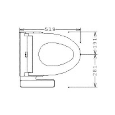 画像2: TOTO TCF588YR ウォシュレットP 便座 便ふたなし 便器洗浄なし ホワイト 受注生産品 §