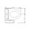 画像2: TOTO TCF588YR ウォシュレットP 便座 便ふたなし 便器洗浄なし ホワイト 受注生産品 § (2)
