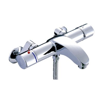 画像1: INAX/LIXIL BF-A147TSLAM 水栓金具 アウゼ サーモスタット付シャワーバス水栓 エコアクアPlus スイッチ付 逆止弁 (BF-A147TSLM の後継品) 受注生産品 §
