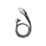 INAX/LIXIL BF-SR7MBGE(1.6)-10-AT 水栓金具 SPA U シャワーホースセット スイッチ付 めっき仕様 メタル調シルバーホース (BF-SM6MBGE(1.6)-10-AT の後継品)
