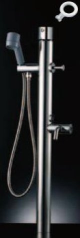 水栓金具 INAX/LIXIL　LF-902SG　シャワー付水栓柱(キー式ハンドル付) 単水栓柱 逆止弁付 一般地・寒冷地共用 [★]