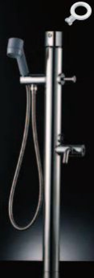 画像1: 水栓金具 INAX/LIXIL　LF-902SG　シャワー付水栓柱(キー式ハンドル付) 単水栓柱 逆止弁付 一般地・寒冷地共用 [★]