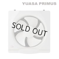 [在庫あり] ユアサプライムス YUASA YNK-25 換気扇 一般台所用 羽根径 25cm 引き紐スイッチ連動式シャッター 取付木枠サイズ 30cm スチール製 ♭☆