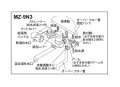 ワンレバー式混合水栓 イトミック　MZ-9N3　まぜまぜ MZ-N3シリーズ 壁掛型湯沸器EWシリーズ専用 露出配管 §【本体同時購入のみ】