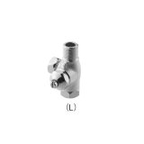 水栓金具 三栄水栓　B4131D-L-13　D式分岐バルブ 共用形 左仕様