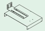 エコキュート 部材 コロナ　CTU-K9S　 壁固定金具 シルバー色 可動距離（0〜250ｍｍ） [■【本体同時購入のみ】]