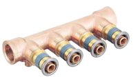 水栓金具 KVK　GDSHT20-2C　プレハブヘッダー 両端めねじタイプ