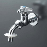 水栓金具 KVK　K34BN　吐水口回転形給水栓(ツバ付ワンタッチノズル付)