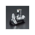 止水栓 KVK　K6-P5NB　アングル形止水栓 銅パイプ ニップル ワンなし 給水管抜け防止ナット付 固定こま