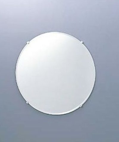 画像1: 鏡 INAX/LIXIL　KF-500AC　化粧鏡 防錆 丸形 [◇]