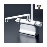 シャワー水栓 KVK　KF3011TR2　浴室シャワー水栓 可変ピッチ式 デッキ形サーモスタット式シャワー 240mmパイプ仕様