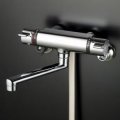 シャワー水栓 KVK　KF800WTMB　浴室用 サーモスタット式シャワー 寒冷地用 メタリックホース メタルヘッド付
