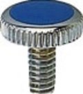 水栓金具 カクダイ　0775C　カラービス/青 [□]
