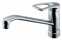 カクダイ　117-061K　シングルレバー混合栓（分水孔つき）ブレードホース 逆流防止機能なし 寒冷地用 節湯B [□]
