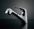 水栓金具 カクダイ　184-022K　シングルレバー引出し混合栓 寒冷地