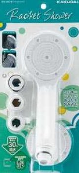 水栓金具 カクダイ　356-300-W　ラケットシャワー/ホワイト
