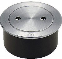 排水金具 カクダイ　400-403-40　ＶＰ・ＶＵ兼用ステンレス掃除口（接着式） [□]