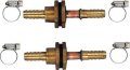水栓金具 カクダイ　415-801　ユニットバス貫通金具(ペアホース用) [□]