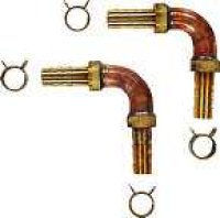 水栓金具 カクダイ　416-413　ペア耐熱管用エルボ 10A [□]