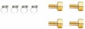 水栓金具 カクダイ　416-420　ペアホース用部品セット 10A [□]