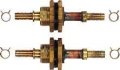 水栓金具 カクダイ　416-450　ユニットバス貫通金具(ペア耐熱管用) 10A [□]