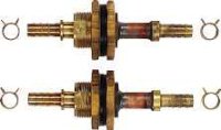 水栓金具 カクダイ　416-450　ユニットバス貫通金具(ペア耐熱管用) 10A [□]