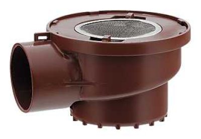 画像1: 水栓金具 カクダイ　421-701-40　排水用耐熱トラップ(薄型) [□]