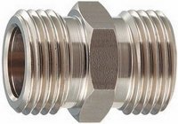 水栓金具 カクダイ　613-791-13　フレキパイプ用平行ニップル(ステンレス) [□]
