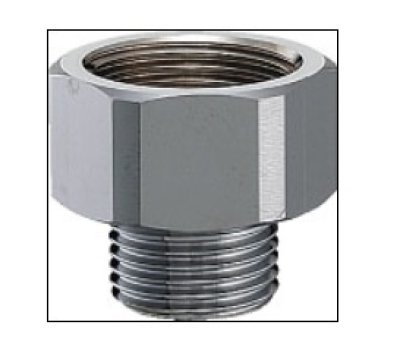 画像1: 水栓金具 カクダイ　613-906　給湯機用ニップル 25×20 [□]