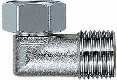 画像1: 配管継手 カクダイ　646-111-13　ナットつきフレキ用小曲りエルボ [□]