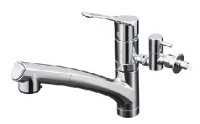 混合栓 KVK　KM5021TTU　流し台用シングルレバー式シャワー付混合栓