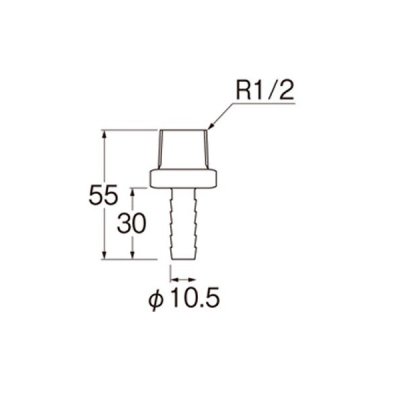 画像2: 水栓金具 三栄水栓　T4215-42S-10A　ペアホース金具セット