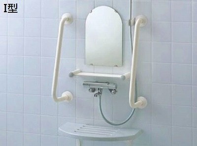 画像1: トイレ用手すり TOTO　T112CD6　浴室洗い場用 I型 [■]